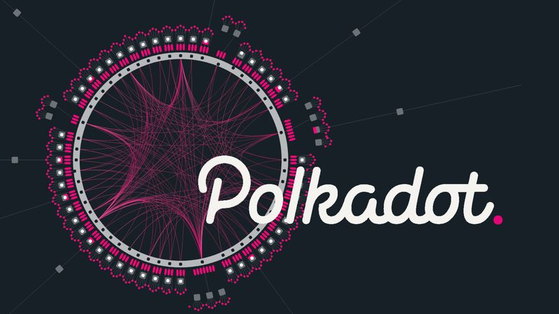 El logo de Polkadot