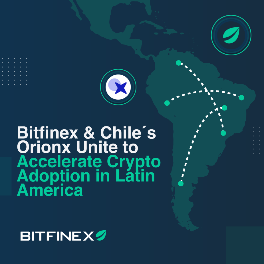 Bitfinex y Orionx de Chile se unen para acelerar la adopción cripto en América Latina